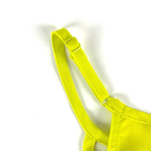 Naked Zebra Mermaid Net Neon Green Tank Top - Picture 7 of 7